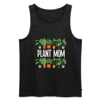Plante Mère Mère Jardin Plantes Fleur - Débardeur bio Premium Homme - noir - Devant - Michal (187cm)