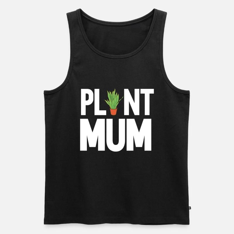 Pflanzenmutter Mutter Gartenpflanzen Blume - Männer Premium Bio Tank Top - Schwarz