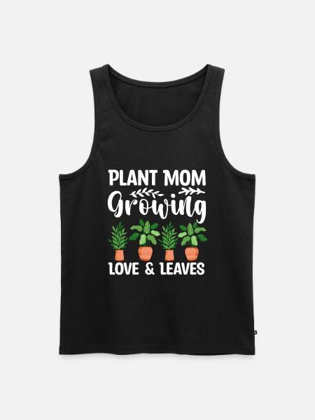 Pflanzenmutter Mutter Gartenpflanzen Blume - Männer Premium Bio Tank Top - Schwarz