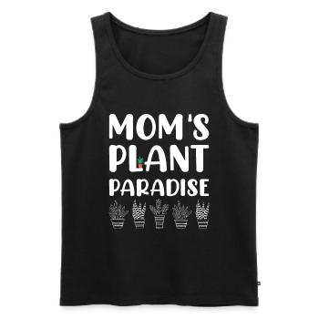 Plante Mère Mère Jardin Plantes Fleur - Débardeur bio Premium Homme - noir - Devant - Michal (187cm)