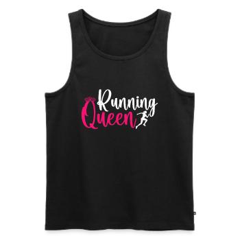 Runner Girls Running Cross Country Track Marathon - Männer Premium Bio Tank Top - Schwarz - Vorne - Michal (187cm)