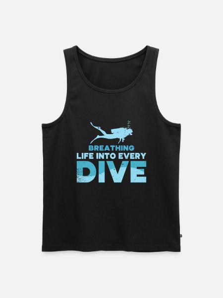 Diving Diver Ocean Lovers - Men's Premium Organic Tank Top - black