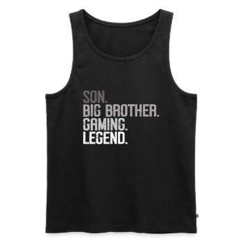 Big Brother Video Gamer New Brother Gaming - Débardeur bio Premium Homme - noir - Devant - Michal (187cm)