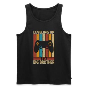 Big Brother Video Gamer New Brother Gaming - Débardeur bio Premium Homme - noir - Devant - Michal (187cm)