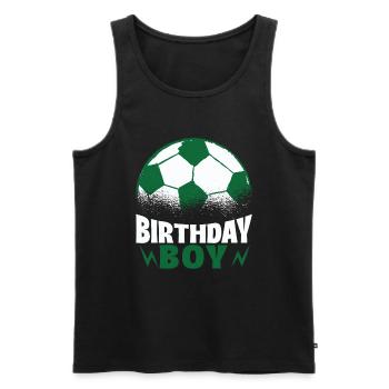 Geburtstagsbuldenfußballspieler Bday Team Party - Männer Premium Bio Tank Top - Schwarz - Vorne - Michal (187cm)