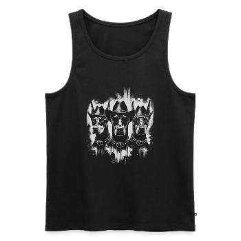 Doberman Pinscher Doberman Lover Dog Owner - Men's Premium Organic Tank Top - black - Front - AI Model Male 178 light (178cm)