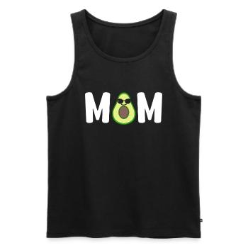 Avocat Maman Mamacado Maman Enceinte - Débardeur bio Premium Homme - noir - Devant - Michal (187cm)