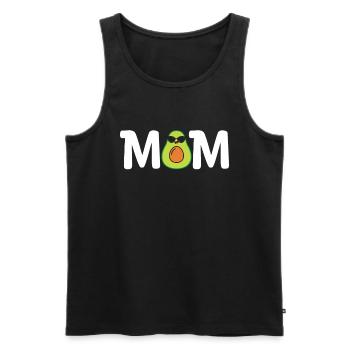Avocat Maman Mamacado Maman Enceinte - Débardeur bio Premium Homme - noir - Devant - Michal (187cm)