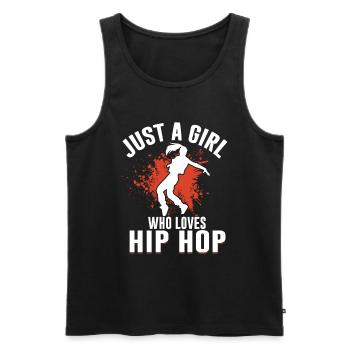 Danseurs HipHop Breakdance Hip Hop Années 80 90 - Débardeur bio Premium Homme - noir - Devant - Michal (187cm)