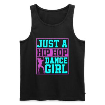 Danseurs HipHop Breakdance Hip Hop Années 80 90 - Débardeur bio Premium Homme - noir - Devant - Michal (187cm)