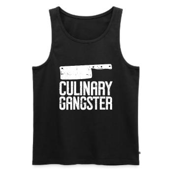 Cuisine Amateur de cuisine Chef culinaire - Débardeur bio Premium Homme - noir - Devant - Michal (187cm)