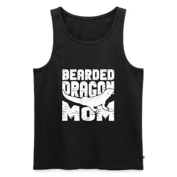 Bärde Drachenliebhaber Pogona Reptile Eidechse - Männer Premium Bio Tank Top - Schwarz - Vorne - AI Model Male 178 light (178cm)