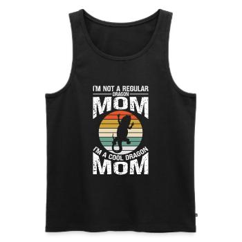 Bärde Drachenliebhaber Pogona Reptile Eidechse - Männer Premium Bio Tank Top - Schwarz - Vorne - AI Model Male 178 light (178cm)