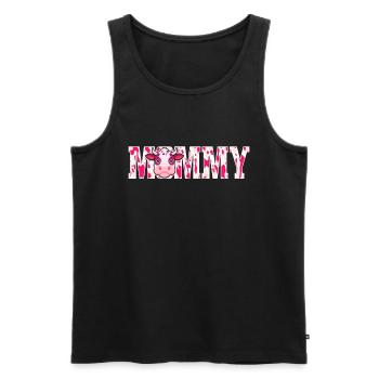 Mutter Cowboy Geburtstag Family Matching Party - Männer Premium Bio Tank Top - Schwarz - Vorne - Michal (187cm)