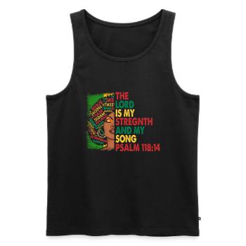 African American Christ Jesus Black Women - Men's Premium Organic Tank Top - black - Front - Michal (187cm)