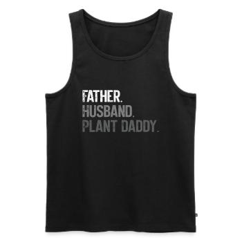 Plant Father Garden Plants Lover Gardener - Men's Premium Organic Tank Top - black - Front - Michal (187cm)