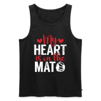 Wrestling Mom Wrestler Women Fighter - Männer Premium Bio Tank Top - Schwarz - Vorne - Michal (187cm)