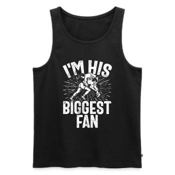 Wrestling Mom Wrestler Women Fighter - Männer Premium Bio Tank Top - Schwarz - Vorne - Michal (187cm)