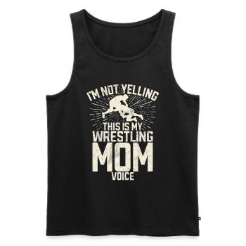 Wrestling Mom Wrestler Women Fighter - Männer Premium Bio Tank Top - Schwarz - Vorne - Michal (187cm)