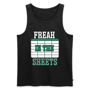 Accounting Secretary of Accountants Accounting - Men's Premium Organic Tank Top - black - Front - AI Model Male 178 light (178cm)