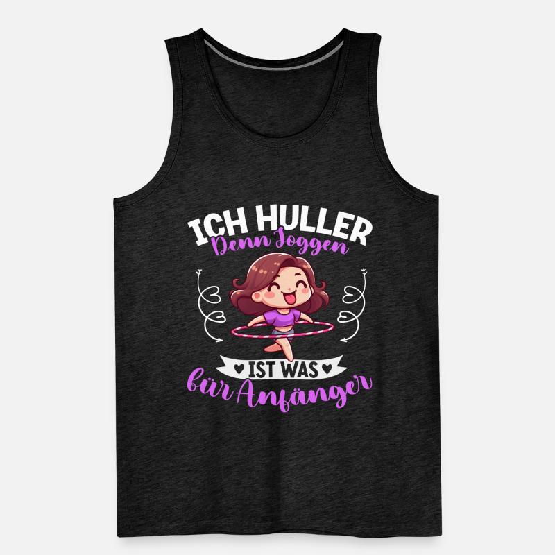 I Huller parce que le jogging est quelque chose pour les débutants Huller Débardeur bio Premium Homme