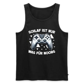 Gaming Gamer Gamer Video Player Console PC Gaming - Men's Premium Organic Tank Top - black - Front - AI Model Male 178 light (178cm)