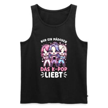 K-Pop Koreanischer Musik Kpop Fans Kdrama - Männer Premium Bio Tank Top - Schwarz - Vorne - AI Model Male 178 light (178cm)