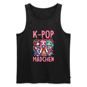 K-Pop Musique coréenne Kpop Fans Kdrama - Débardeur bio Premium Homme - noir - Devant - Michal (187cm)