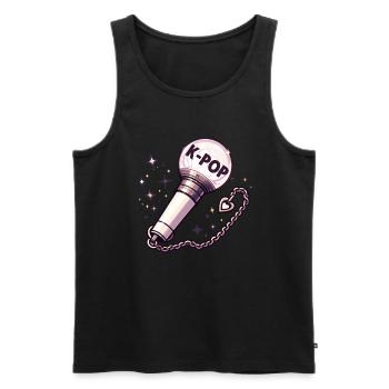 K-Pop Koreanischer Musik Kpop Fans Kdrama - Männer Premium Bio Tank Top - Schwarz - Vorne - AI Model Male 178 light (178cm)