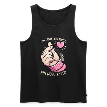 K-Pop Koreanischer Musik Kpop Fans Kdrama - Männer Premium Bio Tank Top - Schwarz - Vorne - AI Model Male 178 light (178cm)
