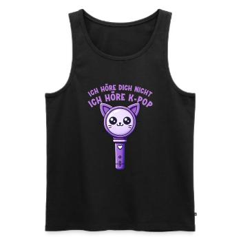 K-Pop Koreanischer Musik Kpop Fans Kdrama - Männer Premium Bio Tank Top - Schwarz - Vorne - AI Model Male 178 light (178cm)