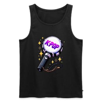 K-Pop Koreanischer Musik Kpop Fans Kdrama - Männer Premium Bio Tank Top - Schwarz - Vorne - AI Model Male 178 light (178cm)