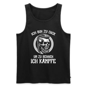 Vikings, Mythologie nordique, Dieux, Viking - Débardeur bio Premium Homme - noir - Devant - Michal (187cm)