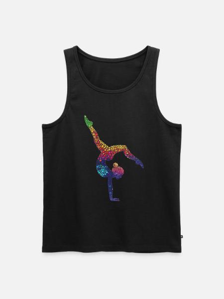 Gymnastique Gymnaste Gymnaste acrobatique - Débardeur bio Premium Homme - noir