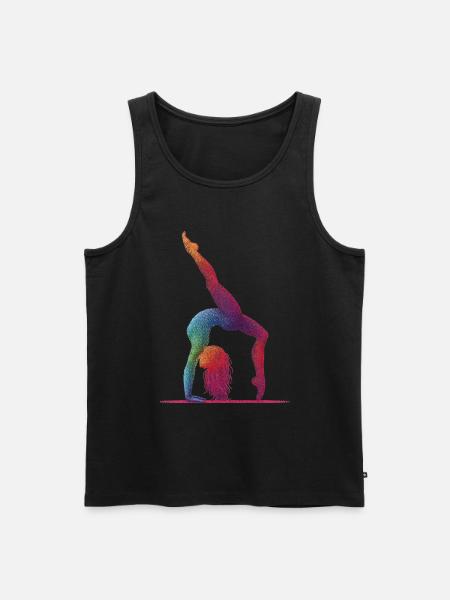 Gymnastique Gymnaste Gymnaste acrobatique - Débardeur bio Premium Homme - noir