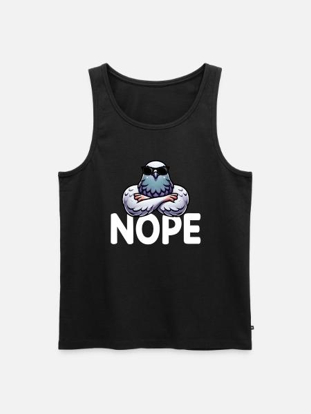 Pigeon Lovers Pigeons Bird Lovers - Men's Premium Organic Tank Top - black