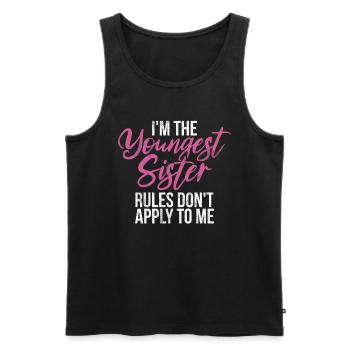 Sister Brother Matching Siblings Twins - Men's Premium Organic Tank Top - black - Front - Michal (187cm)