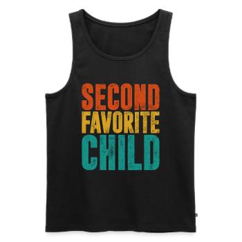 Sister Brother Matching Siblings Twins - Men's Premium Organic Tank Top - black - Front - Michal (187cm)