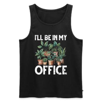 Gartenpflanzen Gärtner Gartenliebhaber Pflanzung - Männer Premium Bio Tank Top - Schwarz - Vorne - Michal (187cm)