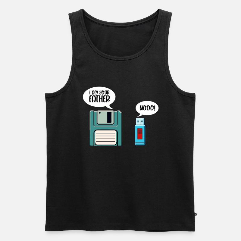 Programmierer Computercodierungssoftwareentwickler - Männer Premium Bio Tank Top - Schwarz