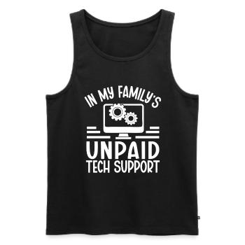 Programmierer Computercodierungssoftwareentwickler - Männer Premium Bio Tank Top - Schwarz - Vorne - AI Model Male 178 light (178cm)