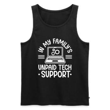 Programmierer Computercodierungssoftwareentwickler - Männer Premium Bio Tank Top - Schwarz - Vorne - Michal (187cm)