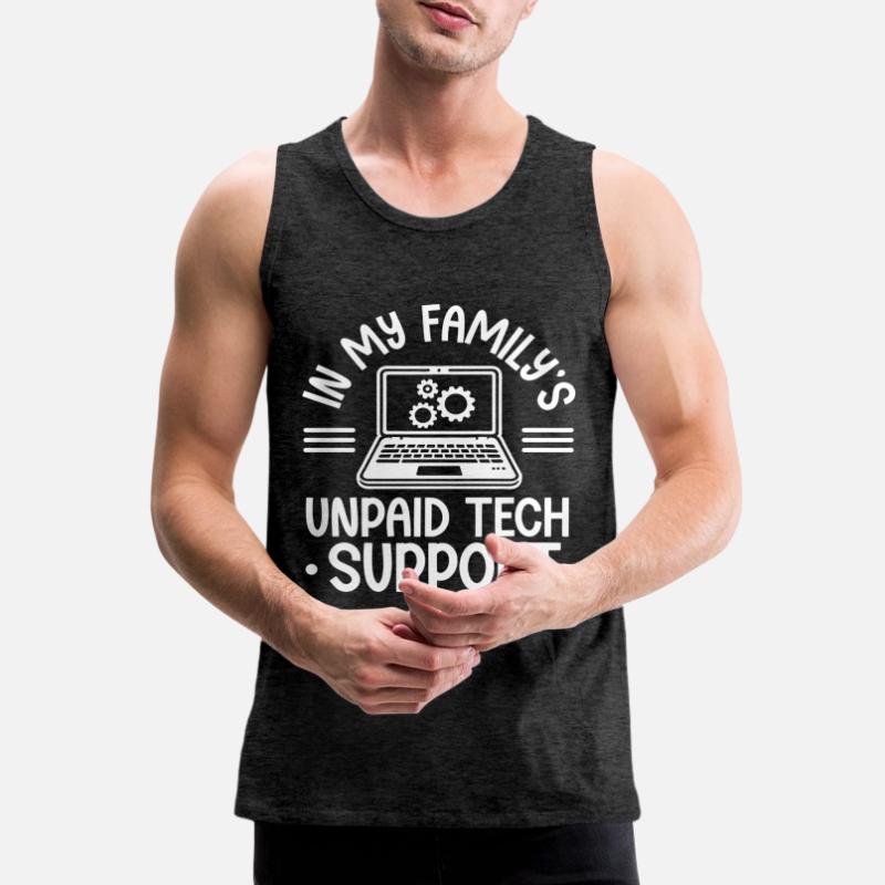 Programmer Computer Coding Software Developer Men's Premium Organic Tank Top