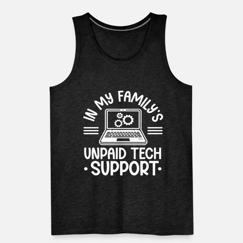Programmer Computer Coding Software Developer Men's Premium Organic Tank Top