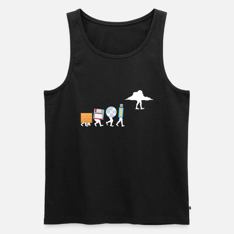 Programmierer Computercodierungssoftwareentwickler - Männer Premium Bio Tank Top - Schwarz