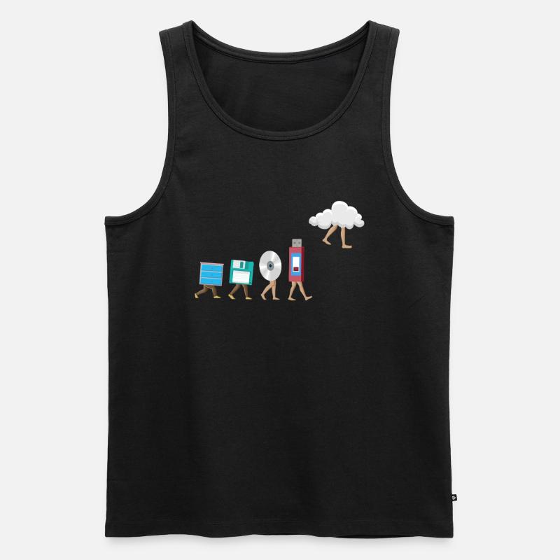 Programmierer Computercodierungssoftwareentwickler - Männer Premium Bio Tank Top - Schwarz