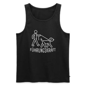 Führhund Hundebesitzer Hundeliebhaber Tier - Männer Premium Bio Tank Top - Schwarz - Vorne - Michal (187cm)