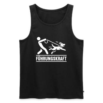 Guide Dog Dog Owner Dog Lover Animal - Men's Premium Organic Tank Top - black - Front - Michal (187cm)