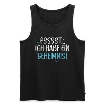 Big Brother Baby Lover Older Sibling - Men's Premium Organic Tank Top - black - Front - Michal (187cm)