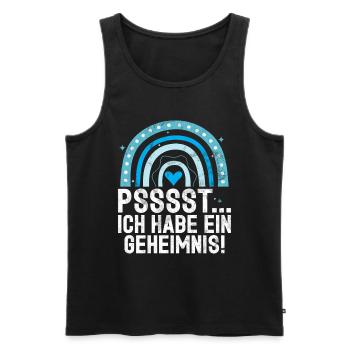 Big Brother Baby Lover Older Sibling - Men's Premium Organic Tank Top - black - Front - Michal (187cm)